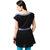 OVIYA Black Viscose Modal Tunic
