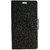 Mobi Fashion Flip Cover For Micromax Canvas Selfie3 Q348 - Black