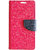 Mobi Fashion Flip Cover For Micromax Canvas 2 A120 - Pink