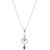 Sheelas  Peridot  Garnet stone Silver pendant codeSH01897