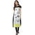 Janasya White Printed Crepe Straight Kurti