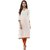 Janasya White Plain Crepe Stitched Kurti