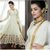 Fabrica Shoppers designer white anarkali suit