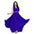 Blue Semi Stitched Gown