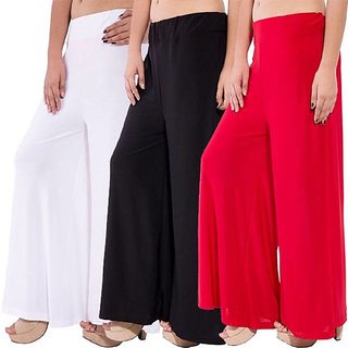 @rk stylish ,trendy Plain Palazzo Pants For Womens And Girls,ladies