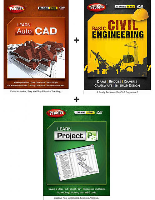 Buy Civil Engineering Software Learning DVD Kit Online @ ₹597 from ...