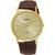 Seiko Quartz Gold Round Men Watch SUP870P1