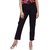 Majori Women's Cotton Black Pants