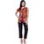 Majori Women's Poly georgette Multi color Top