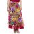 Majori Women's Poly Georgette Multi color Skirt