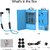 JABEES Obees Stereo Dynamic Wireless bluetooth Headphones(Blue, In the Ear)