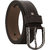 Comfort Zone Dark Brown Textured Men's Belt