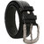 Comfort Zone Black Textured Men's Belt