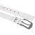 Comfort Zone White Plain Men's Belt