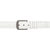 Comfort Zone White Plain Men's Belt