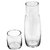 Barworld 800 ml Carafe with Cup Lid