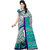 Mafatlal Green Polycotton Printed Saree With Blouse