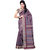 Mafatlal Pink Polycotton Printed Saree With Blouse
