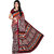 Mafatlal Red Silk Printed Saree With Blouse
