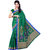 Mafatlal Green Polycotton Printed Saree With Blouse