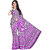 Mafatlal Pink Silk Printed Saree With Blouse
