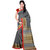 Mafatlal Black Polycotton Printed Saree With Blouse