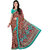 Mafatlal Brown Silk Printed Saree With Blouse