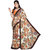 Mafatlal Brown Georgette Printed Saree With Blouse