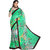 Mafatlal Green Georgette Printed Saree With Blouse