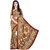 Mafatlal Brown Silk Printed Saree With Blouse