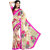 Mafatlal White Georgette Printed Saree With Blouse