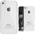 IPHONE 4S BACK GLASS PLATE/PANEL WITH ULTRA CLEAR GLOSSY SCREEN GUARD