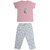 Soko Mesh Baby Girl Pink Pyjama Set
