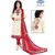 Renuka Women's Unstitched Synthetic Cotton Dress Material Cream/Red 4593