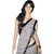 Georgette Saree (Jaquar Print with Black Border)