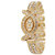 W45 New American Diamond Wrist Braclect Cum Watch For Women