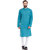 Even Green Cotton Long Casual Kurta for Men