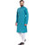 Even Green Cotton Long Casual Kurta for Men
