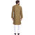 Even Yellow Polyester Long Casual Kurta for Men