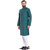 Even Green Polyester Long Casual Kurta for Men
