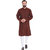 Even Maroon Cotton Long Casual Kurta for Men