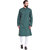 Even Green Cotton Long Casual Kurta for Men