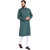 Even Green Cotton Long Casual Kurta for Men