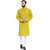 Even Yellow Linen Long Casual Kurta for Men