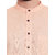 Even Peach Cotton Long Casual Kurta for Men