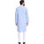 Even Blue Cotton Long Casual Kurta for Men