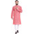 Even Red Cotton Long Casual Kurta for Men