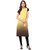 Janasya Yellow Plain Crepe Stitched Kurti