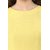 Janasya Yellow Plain Crepe Stitched Kurti