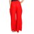 @rk Regular fit Red colour palazzo pant and plazzo trousers for ladies,girls and women
